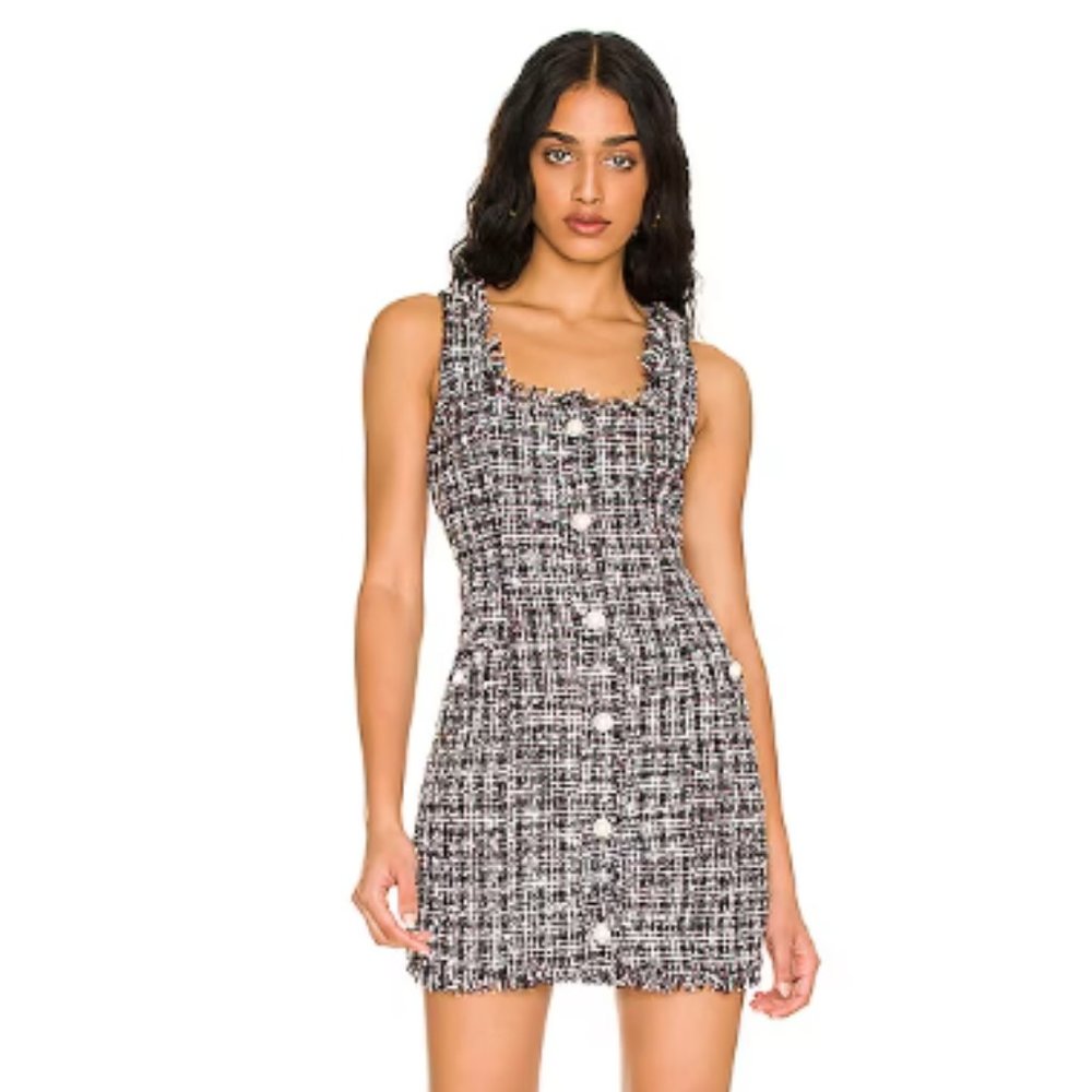 Majorelle Bia Mini Dress, in Candy Shop Pink Tweed, Women's Size XS